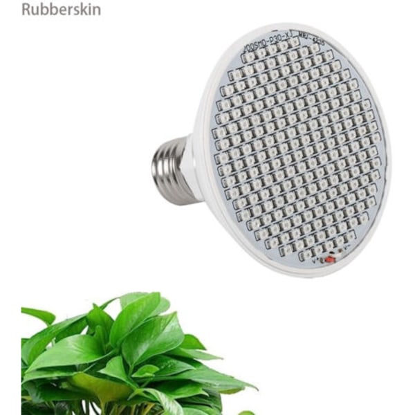 QU/24W 200-LED Kasvivalo E27 Hydroponinen Kukka Vihannes Kasvatuslamppu 85265V