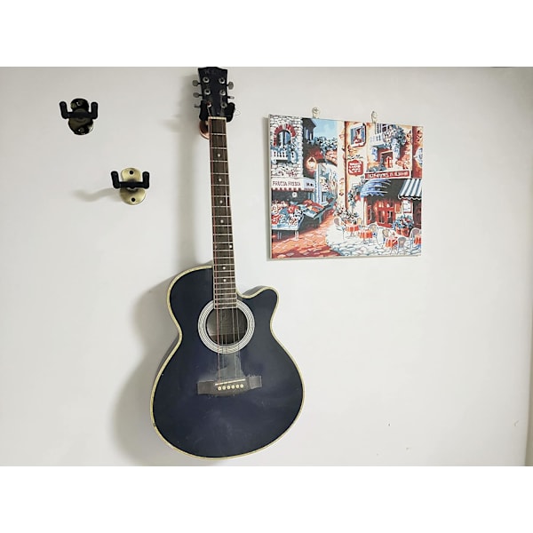 2-pack metallgitarrväggfäste med skyddande kuddar