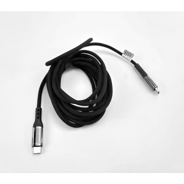 USB-C PD Snabbladdningskabel 100 W Svart 3 m_qq