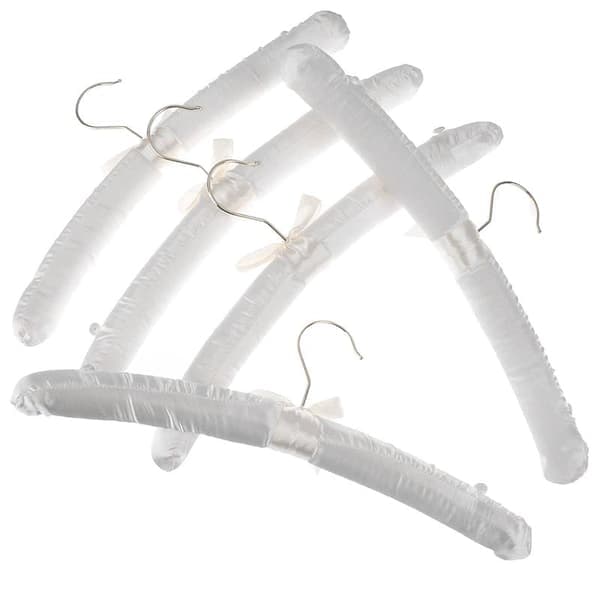 5x Polstrede Bøjler - Satinmateriale
