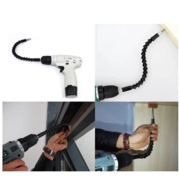 1x Flexibel bitshållare Böjbar förlängning + 10 st Bitssats_qq