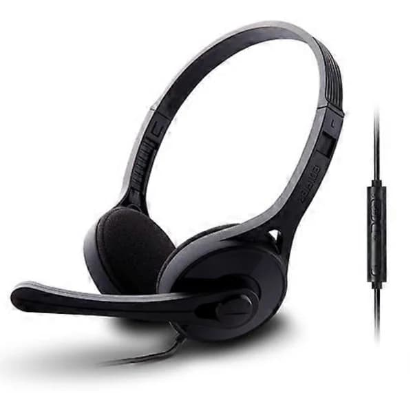 Edifier K550 3,5 mm stikforbindelse Trådbundet stereo-gamingheadset til computer med mikrofon [] Elegant sort
