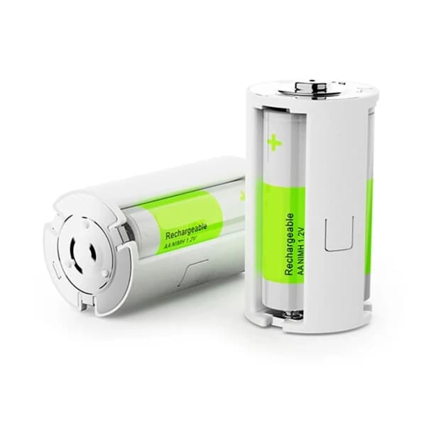 4 stk. 3x AA til D størrelse batteri-konverteringsadapter