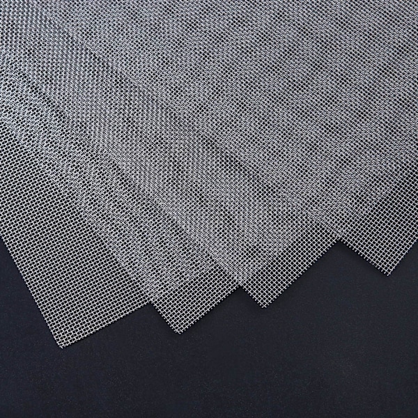 \"QD\" 4-pak 304 rustfrit stål flettet trådnet 20 mesh metalnet gnaverbekæmpelse insektnet insektnet til vinduer, døre, filtre