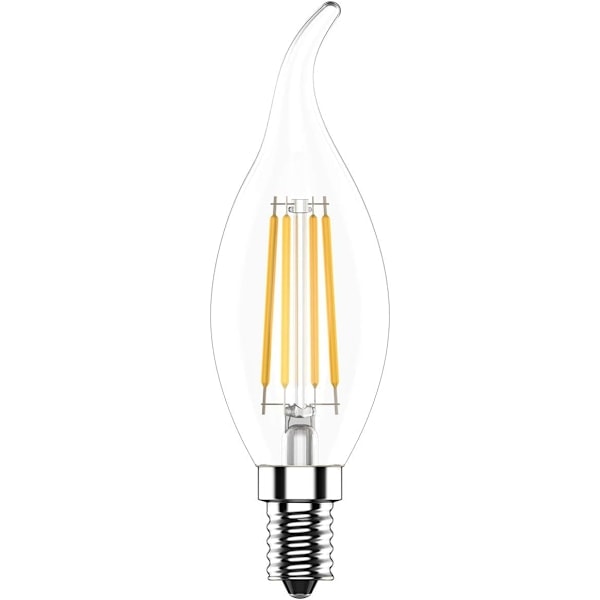 [QD] Tuoplyh 10-pak E14 LED-pære 4W, varm hvid 2700K kandelaber E14 SES-pære, ikke dæmpbar, 400LM, LED-pære