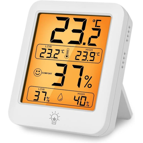 Romtermometer - Hygrometer høy presisjon - Minitermometer