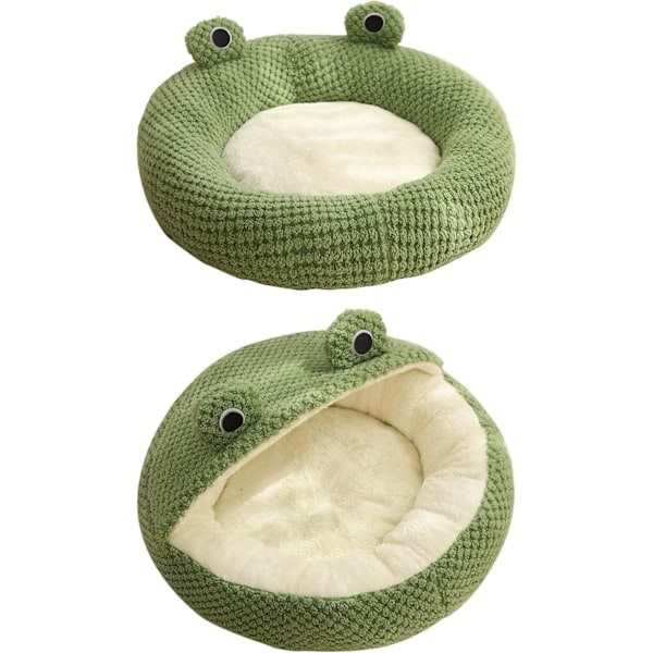 [QD] Husdjursbädd Hundbädd Squishmallow Kattbädd Grodkattbädd Lång Plysch Vinter Höst Termisk Söt Halkfri Husdjursbädd Avtagbar Kattbädd