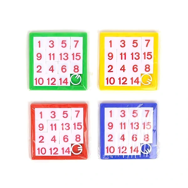 2-pakkaus - Numeropalapeli lapsille - Mini monivärinen