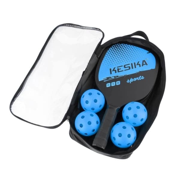 Premium Pickleball -setti, jossa 2 Kesika-mailaa ja 4 palloa - Kestävä, kevyt ja kannettava kantolaukun kanssa koko perheelle, sekä lapsille että aikuisille_qq