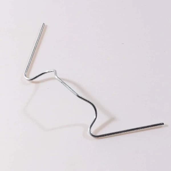 QU-120 stk. drivhusclips i rustfrit stål, drivhusclips W i rustfrit stål, reservedele til drivhus 80 x 35 mm til plante, A