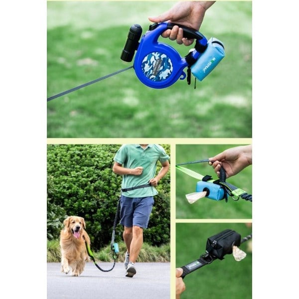 Movepeak Bärbar hundbajspåsehållare Svart Svart˜QD