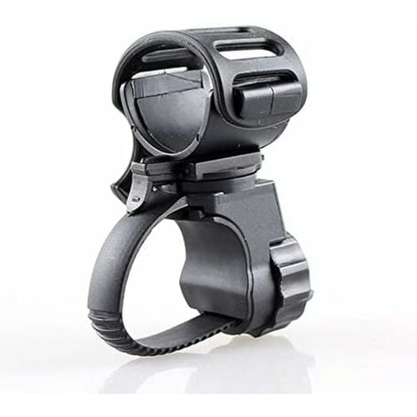 QQU-Cykellommelygtebeslag Klemme 360 Graders Rotation Universal LED Cykellygteholder