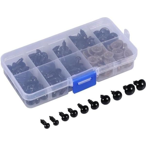 /QD/100 kpl 6-12 mm väri muovi turvasilmät pehmoleluun täytettyyn nukkeen