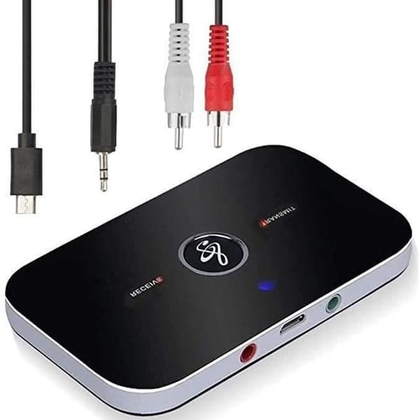 /QD/ Bluetooth-sovitin vastaanotin, Ozvavzk Bluetooth-lähetin vastaanotin 5.0 Lähetin Bluetooth-audiovastaanotin 2 in 1 ulostulolla