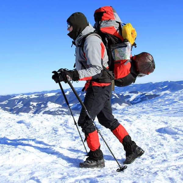 6 st Nyckelring Flätad Snodd Ring Krok Clips för Vandring Resor