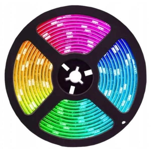 5 Meter - LED-slingor med RGB / Ljusslinga / LED-list 150