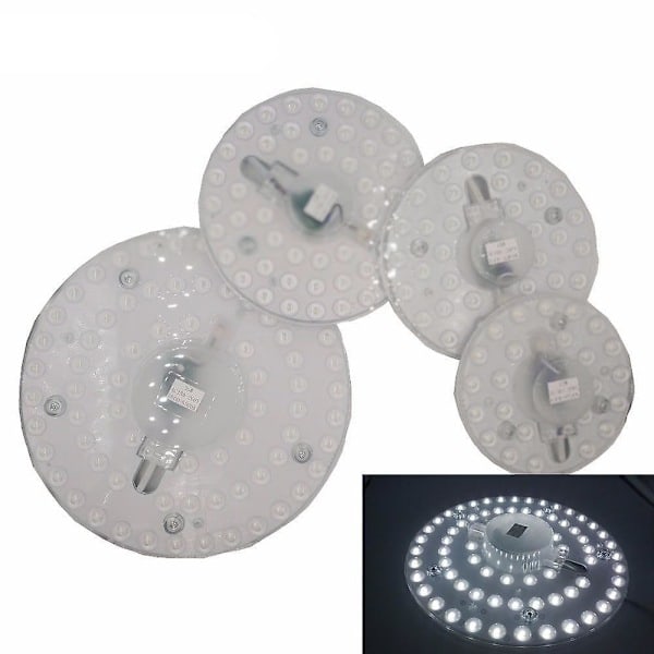 [QD] Rund LED-panel taklampe (12W hvit)