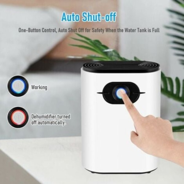 QU/1200ML Elektrisk Luftaffugter Fugtabsorberende Vandtank Mini Bærbar Affugter Anti-Skimmel Affugter fo