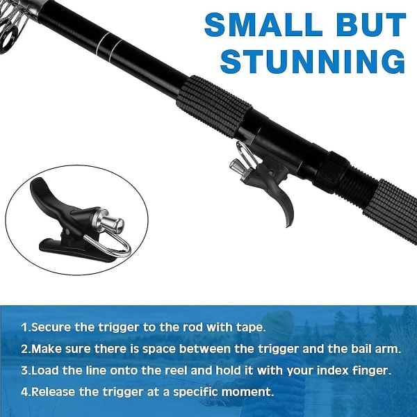 \"QD\" 4 st Surfcasting Triggerhjälp Surf Fiskeutrustning för Spö Spö Strand Tumme Finger