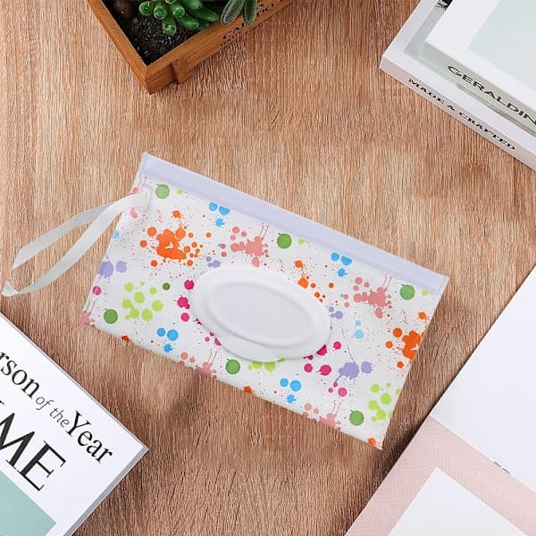 Portable Refillable Wipe Case Baby Wipe Dispenser Reusable