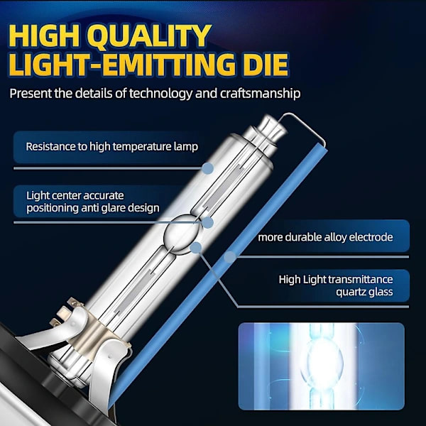 2 stk. D1S D1R HID D1R 4300 K
