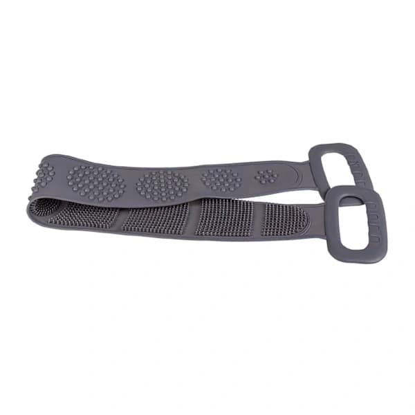 Ryggskrubber Silikon - Massasjeskrubber grå