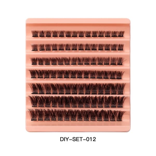 Individuelle klyngevipper Lash Clusters DIY øyenvippeforlengelse