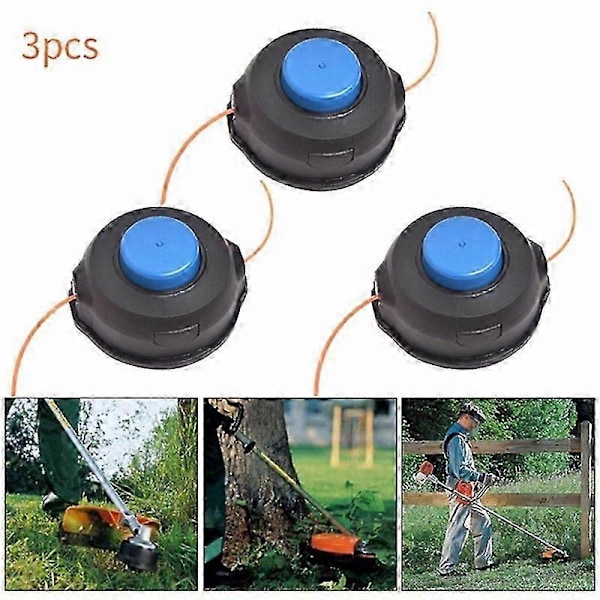 3 stk. T25 Trimmer Automatisk Hoved til Husqvarna Græsslåmaskine_ufo
