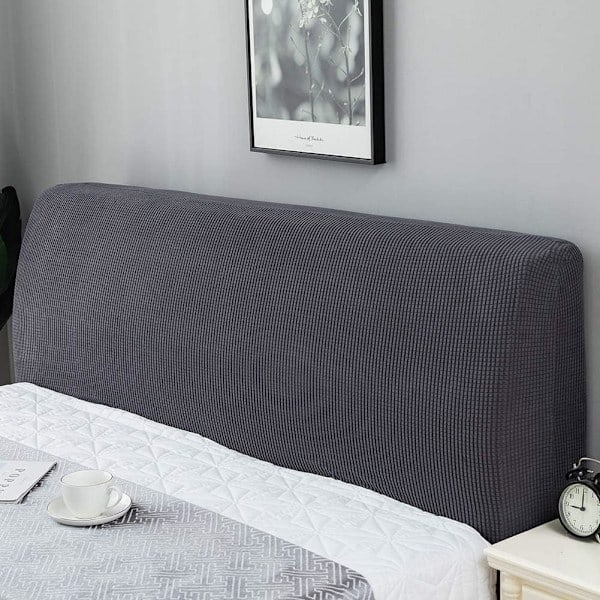[QD] Sängynpäädyn päällinen, parivuoteen sängynpäädyn päällinen, joustava pölytiivis suojaava pääty (180 cm / sopii 170-190 cm päätyyn)