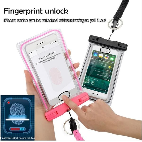 Vattentätt mobilfodral för smartphone - universal - grön_qq