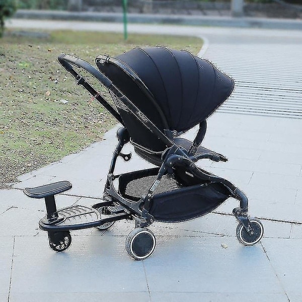 QD-Universal 2-in-1 rattaan lisälauta irrotettavalla istuimella, Toinen lapsi Artefact Child Rider Stroller A