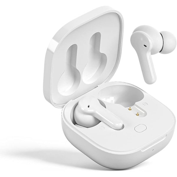 Trådløse Hodetelefoner, QCY T13 Headset Bluetooth 5.1 med Mikrofon Touch Control, 40 Timers Spilletid