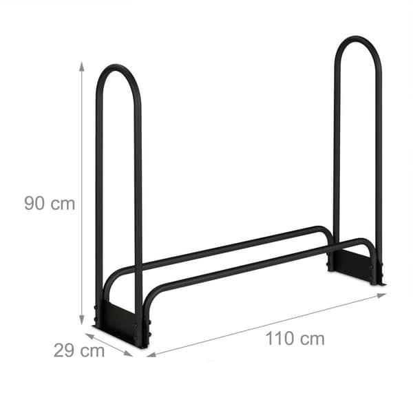 Metall Vedställ 110 cm