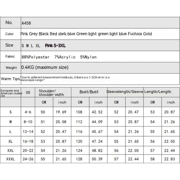 Chunky genser for kvinner, rund hals, strikket genser