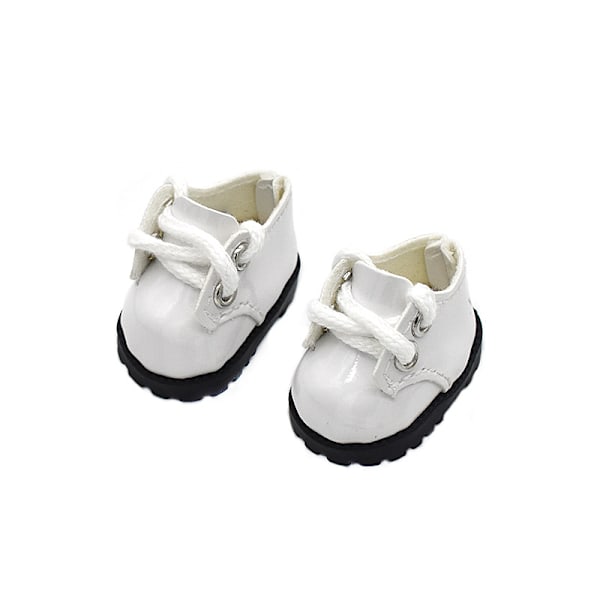 /QU/Labubu Princess Finger Skor 17cm Leksaksdocka Kompatibel Mjuk Plast Läder Dekorativa Tillbehör White - 17cm labubu
