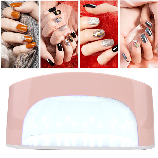 LED-nagellampa Gelnagellackstorkare Snabbtorkande Nagelkonstmaskin