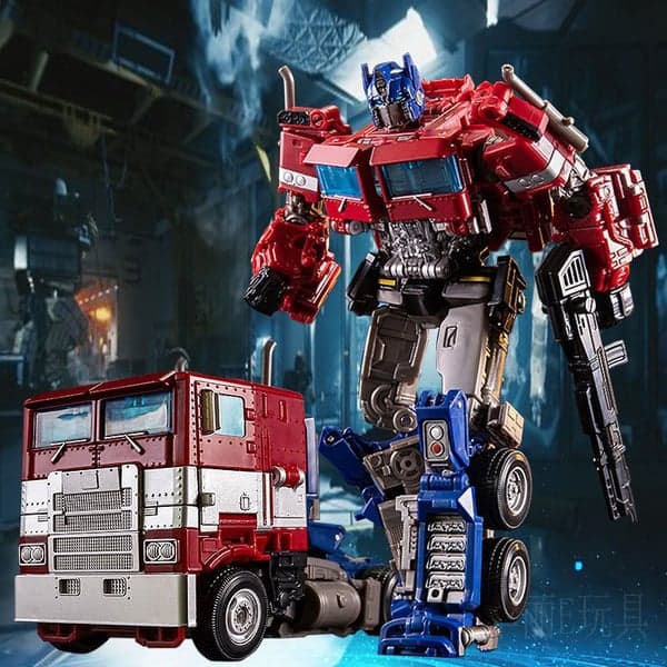 Transformerende Robotbil Legering Commander Optimus Prime Action Figur - Barnebursdagsgave