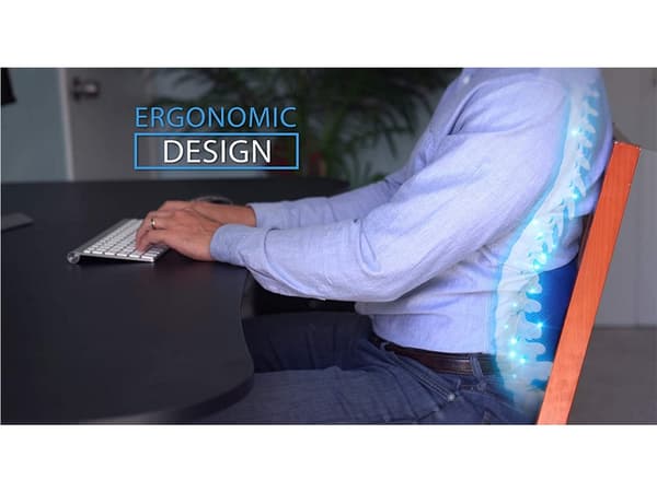 Orthopedic Back Pillow - Ergonomic Lumbar Support for Maximum Comfort