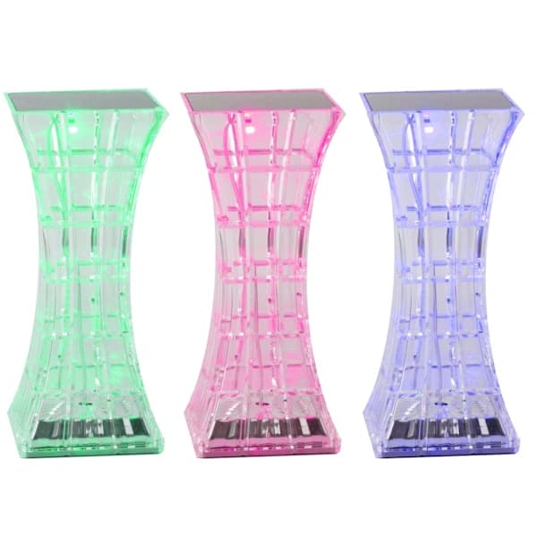 LED-krystallbordlampe med RGB-belysning