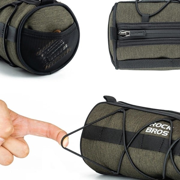 Rockbros 30110049001 Cykelstyr Taske 2 L - Grøn˜QD