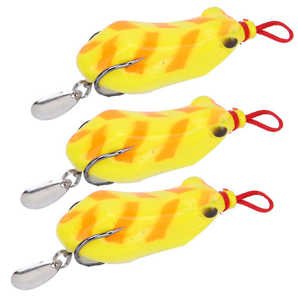 3 stk. Kunstig Simulation Blød Paillet Fiskeagn Fisketilbehør 5.5cm5#_QF