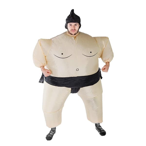 Maskeraddräkt, Uppblåsbar - Sumobrottare