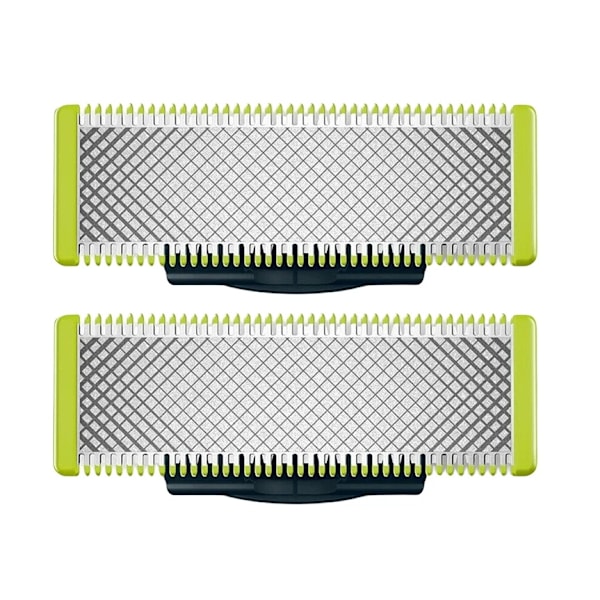 Ersättningshuvuden för ansiktshårstrimmer för OneBlade_qud 2pcs