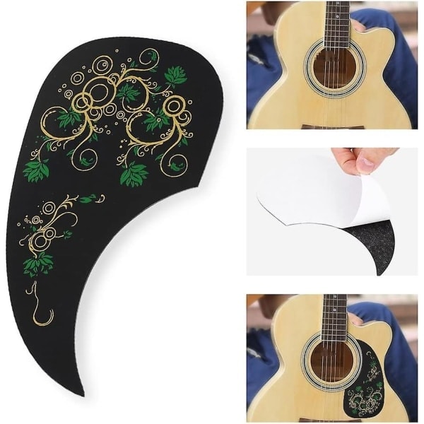 2 st Slitstarka Självhäftande Plektrumskydd för Gitarr - Repfritt˜QD