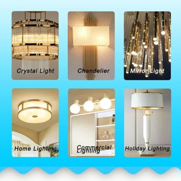 \"QD\" 10 stk G4 LED-pærer, 2W 3000K AC 12-24V Dimbar Lyspærer for Lysekroner Taklampe Bordlampe Varmhvit