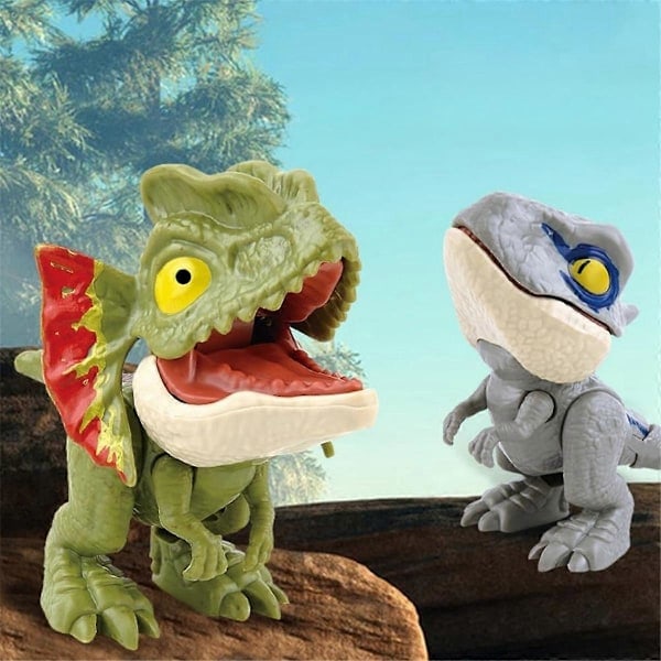 QU/Mini Dinosaurukset Leluja Sormea Purevia Toiminta Dinosaurushahmot Lelusetti