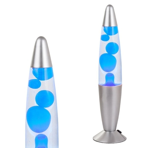 QD-Lava Lampe i Klassisk Design Blå