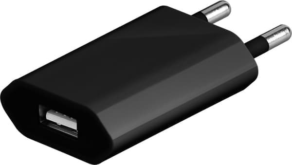 USB-A-oplader (5 W) sort