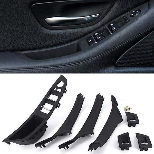 För- 5-sarjan F10 F11 520D 525D 530D 535I LHD auton sisäovenkahvan sovitin (musta)