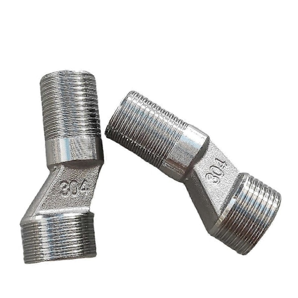 \"QD\" S-kobling 1/2 tomme Hann til 3/4 tomme Hann Gjenge Offset Adapter Monteringsutstyr for Baderomsvegg Klofot Badekar Kran Eksponert Dusjsett